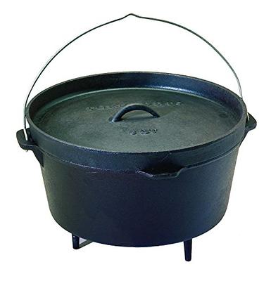 9 Quart Pre-Seasoned Cast Iron Dutch Oven with Lid and Lid Lifter