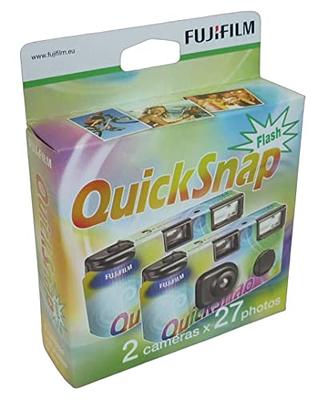 Fujifilm QuickSnap One Time Use 35mm Camera with Flash, 2 Pack 