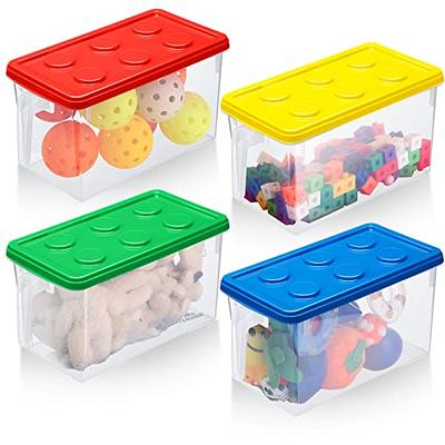 Toys Storage Organizer Bins for Lego, Stackable Toys Organizer, Lego  Building Block Storage, Toy Storage Box with 12 Palace Grids, Plastic  Stackable