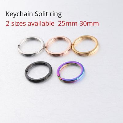 Bulk Key Chain Rings, Split Rings Keychain, 25mm, 30mm, 10mm, 20mm Keychain  Ring Loops, Fobs, Wholesale, 10-Pcs - Yahoo Shopping