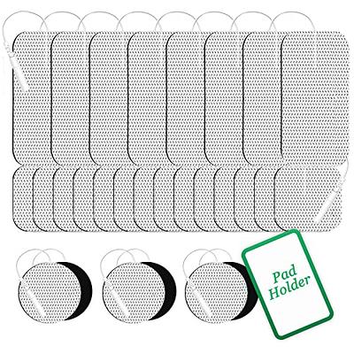 Durable Compatible with AUVON TENS 7000 TENS Unit Replacement  Pads,Rectangular Replacement Electrode Pads,20 pcs 2 X 2 Brand:ELEALTCH 