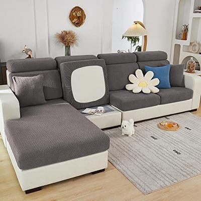 Magic Sofa Covers Magic Sofa Couch Covers 2023 New Wear-Resistant Universal  Sofa Cover Stretch for Sectional Slipcovers (Texture-Gray,Chaise Cover)