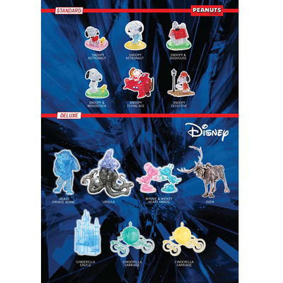 Mickey & Minnie Original 3D Crystal Puzzle from BePuzzled, Ages 12 and Up 