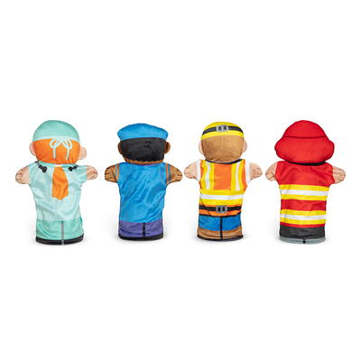 Melissa & Doug Construction Worker Puppet with Detachable Wooden