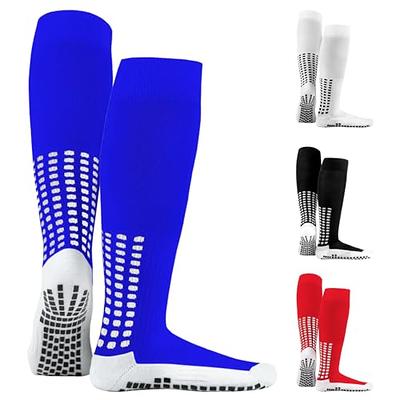 Men's Soccer Socks Anti Slip Non Slip Grip Pads for Football Basketball  Sports Grip Socks, 4 Pair