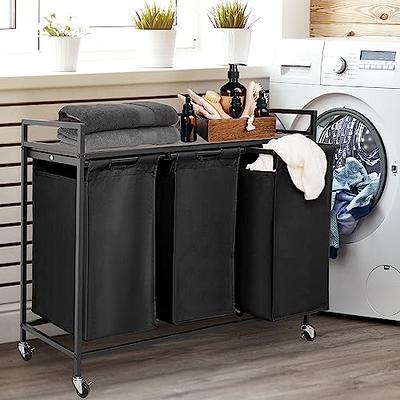 Pull-out shelf for laundry