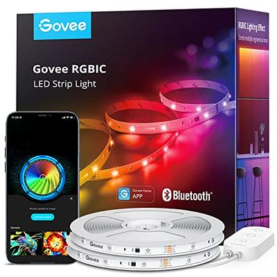 Govee RGBIC LED Strip Lights, 65.6ft Smart LED Lights for Bedroom,  Bluetooth LED Lights APP