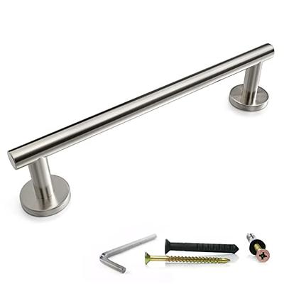 New NearMoon 12 Bathroom Chrome Finish Towel Bar Square Rack Wall Mounted