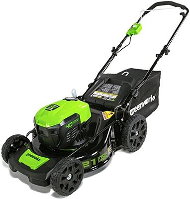 Greenworks 16' 40V Lithium-Ion Cordless Mover, Black+Decker