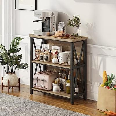 CosyStar 5-Tier Tall Bookcase, Rustic Wood and Metal Standing Bookshelf,  Industrial Vintage Book Shelf Unit, Open Back Modern Office Bookcases