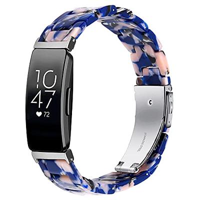 iLVANYA Compatible with Fitbit Inspire 2 /Inspire HR/Inspire bands Women  Grils, Stylish Resin Watch Bracelet Replacement Bands for Adjustable  Wristband (Blue) - Yahoo Shopping