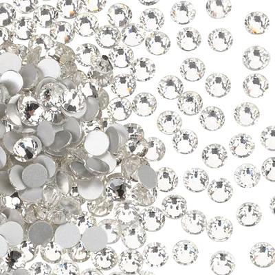 Jollin Glue Fix Crystal Flatback Rhinestones Glass Diamantes Gems for Nail  Art Crafts Decorations Clothes Shoes 12.0mm (ss60 144pcs, Crystal) - Yahoo  Shopping
