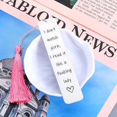 Reading Gift Book Lover Funny Bookmark Bookmark With Tassel - Temu