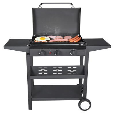 Vebreda Outdoor BBQ Grill Charcoal Barbecue Pit Backyard Meat Cooker Smoker