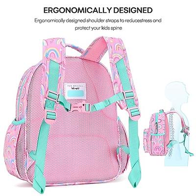 Mibasies Kids Unicorn Backpack for Girls Rainbow School Bag