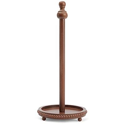 Wooden Rustic Paper Towel Holder for Kitchen Organization, Distressed  Standing Holder for Modern Home Décor, Countertop, Dining Table, Bathroom,  Brown (6.5x16 in) - Yahoo Shopping