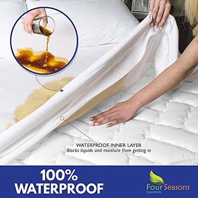 Utopia Bedding Waterproof Mattress Protector Twin Size, Premium Terry  Mattress Cover 200 GSM, Breathable, Fitted Style with Stretchable Pockets