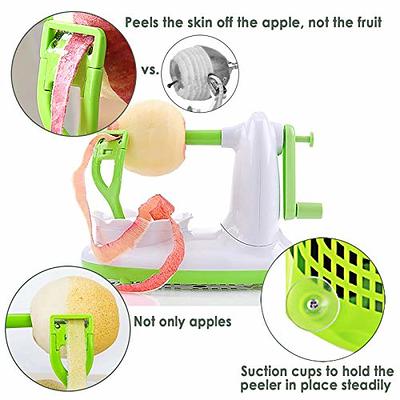 Apple Peeler - Potato And Vegetable Peelers For Kitchen, Fruit Peeling  Machine, Stainless Steel Corer Cutter Slicer Spiral Peel Tool - Easy To Use  (re