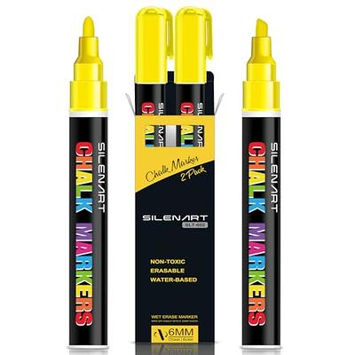 Classic Chalk Markers for Chalkboard Liquid Chalk Pen 10 Pack 3mm Fine Tip  Neon Chalk - Washable and Erasable