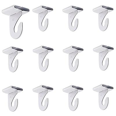 Gansita 12 Pair Drop Ceiling Hooks, T-Bar Track Clip Suspended Ceiling Hooks,White  Heavy Duty Ceiling Hooks for Hanging Plants & Decorations, Metal T-Bar Hooks  for Suspended Drop Ceiling Tiles - Yahoo Shopping