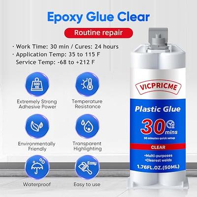 Fishing Rod Glue Glue 2 Years 50ml AB Glue Fishing Rod Repair Kit