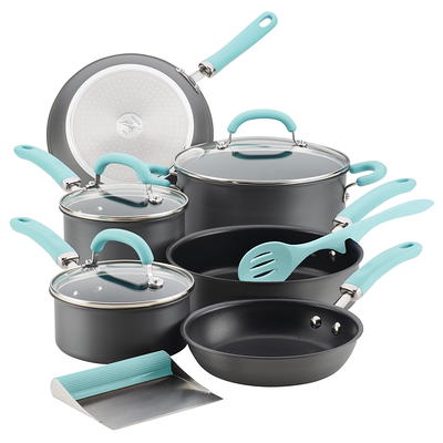  Rachael Ray Twin Pack Hard Anodized Aluminum Skillet