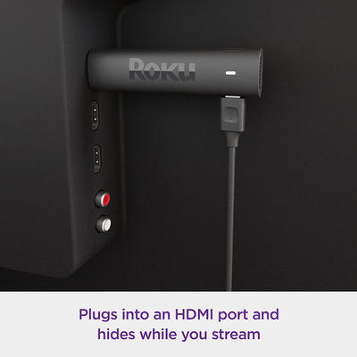 Roku LE HD Streaming Media Player Wi-Fi® Enabled with High Speed HDMI ®  Cable and Simple Remote 