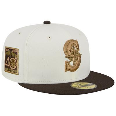 Men's Seattle Mariners Pro Standard White Logo Snapback Hat