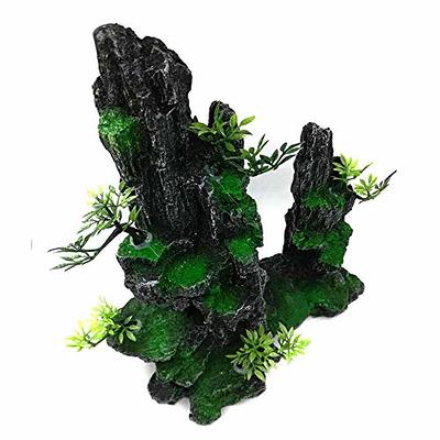 Mountain Stone Aquarium Rocks Goldfish Accessories Aquarium Mountain View  Stone Ornament Tree Rock Cave Fish Tank Decoration