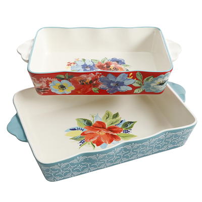 The Pioneer Woman 14-Piece Floral Melamine Baking Set - Walmart.com