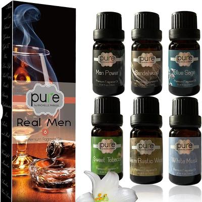 Pure Parker Men's Fragrance Oil Set - Set Of 6 Premium Grade