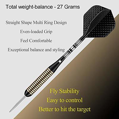 sanfeng Professional Soft Tip Darts Set 20 Grams - 50 Rubber O-Rings + 30  Darts Plastic Tip + Aluminum Shafts + 6 Standard Flights + Portable Case  for Electronic Dart Board PURPLE 2
