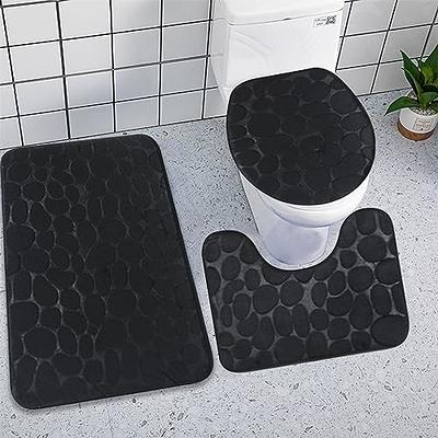 Bathroom Rugs Sets 3 Piece, Super Soft Non Slip Bathtub Carpet and  Absorbent Bath Mat, Bathroom Toilet Carpet Anti-Slip Mat, Toilet Floor Mat  - Yahoo Shopping