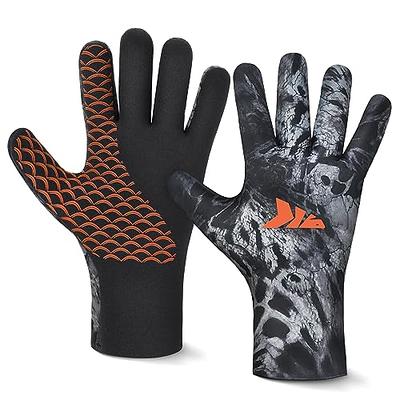 KastKing IceRiver Fishing Gloves - 100% Waterproof Cold Winter Weather Fishing  Gloves - Fishing Gloves for Men