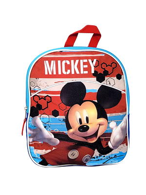 Mickey Mouse and Friends Boys Girls 16 Inch School Backpack (One Size, Blue)