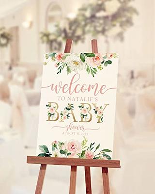 Blush Floral Girl Baby Shower Decorations