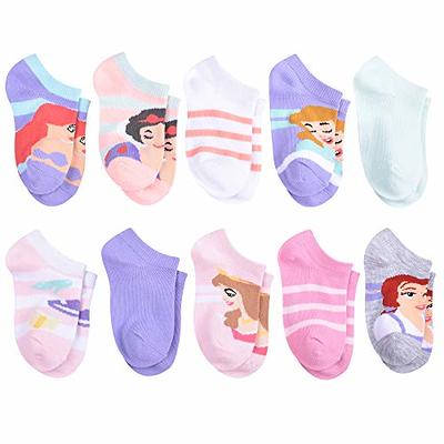 Disney Princess Girls 5 Pack No Show Socks