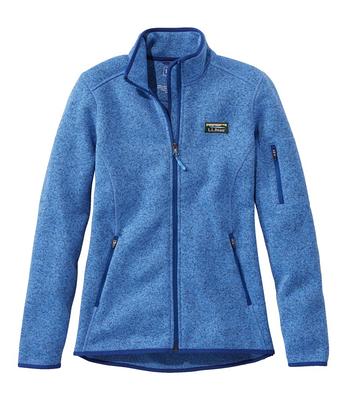 Women's Ultrasoft Sweats, Full-Zip Mock-Neck Jacket Stripe Classic  Navy/Cream Small, Cotton L.L.Bean - Yahoo Shopping