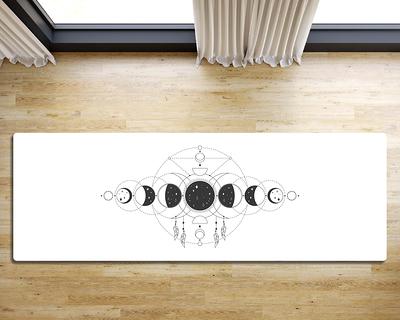 Mysterious Moon Activities Boho Yoga Mat, Custom Personalized Large  Exercise Mats, Pilates Fitness Gym Home Workout Mat - Yahoo Shopping