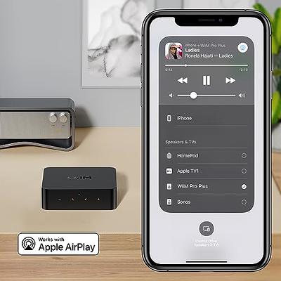 WiiM Pro Plus AirPlay 2 Receiver, Chromecast Audio, Multiroom Streamer with  Premium AKM DAC, Voice Remote, Works with Alexa/Siri/Google, Stream Hi-Res  Audio from Spotify,  Music, Tidal and More - Yahoo Shopping
