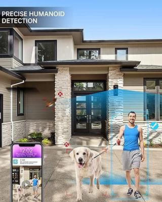 XTU Doorbell Camera Wireless - Video Doorbell Camera with Wireless Chime,  Voice Changer,2 Way Audio, AI Smart Human Detection, Works with Alexa 