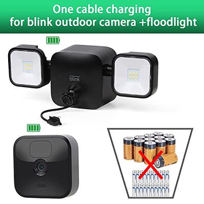 Solar Panel Compatible with Blink Outdoor, Blink (3rd Gen) & Blink XT2/XT  Camera, Built-in 5000mAh Rechargeable Battery for Security Camera Outdoor(Camera  not Included)(Black) - Yahoo Shopping