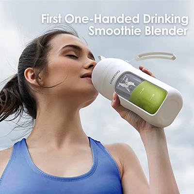 Portable Mini Blender for Shakes and Smoothies,Portable Blender 12oz  Personal Blender with Rechargeable USB, Made with BPA-Free Material  Portable