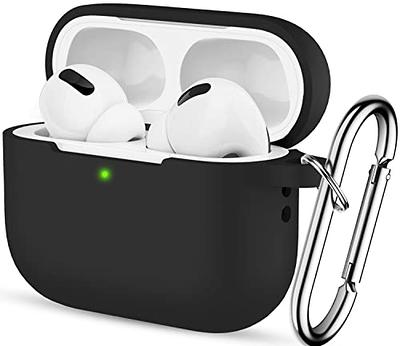  Airpods Pro Case Cover,Doboli Silicone Protective Case for Apple  Airpod Pro (Front LED Visible) Black : Electronics