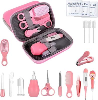 Lictin Baby Grooming Kit, 15 in 1 Newborn Nursery Baby Health Care Set with  Baby Hair Brush, Nail Clippers, Thermometer for Newborn Infant Toddlers  Baby Boys Girls 