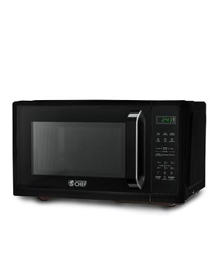 Commercial Chef CHM660B Countertop Microwave Oven, 0.6 Cu. ft, Black