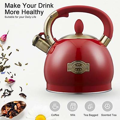 27oz Glass Teapot Heat Resistant Office Tea Kettle for Milk Loose