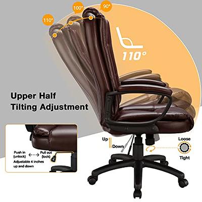 Memobarco Office Chair, Ergonomic Desk Chairs with Flip Up Armrest and  Lumbar Support, Computer Mesh Chair with Adjustable Headrest and Tilt  Function