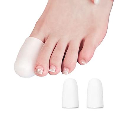 Big Toe Cap, 10 Pcs Breathable Toe Protector Toe Cover Sleeves with Holes,  Provides Relief from Missing or Ingrown Toenails, Corns, Blisters, Hammer