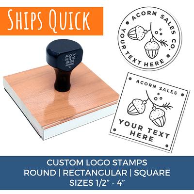 Your Business Logo Create Your Own Custom Rubber Rubber Stamp